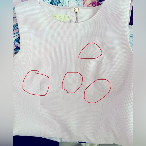 Ted Baker ‘Eilah’ Acanthus Scroll Fit & Flare Dress – Size 1 - Picture 11 of 11